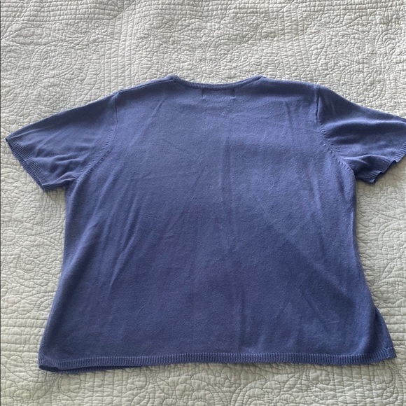 Sag Harbor Blue Crew Neck Sweater - Picture 3 of 3